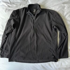 Men's REI Black Half-Zip Fleece Jacket